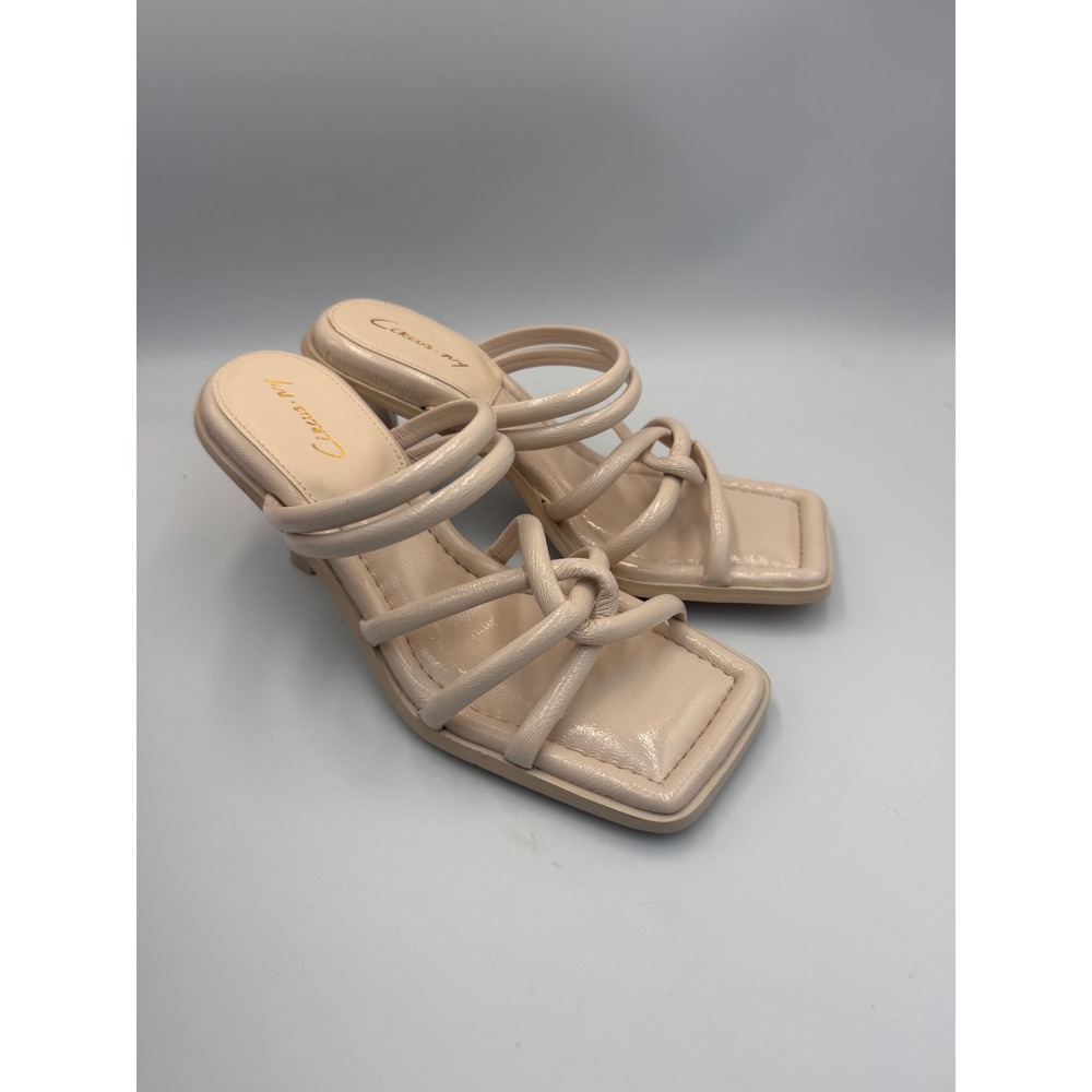 Circus by Sam Edelman Tan Padded Square Toe Heels 8 - Picture 3 of 6